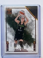 2025 Panini Impeccable WNBA Base Set Nika Muhl #74 card