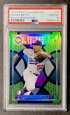Mookie Betts 2022 Topps Finest Flashback card