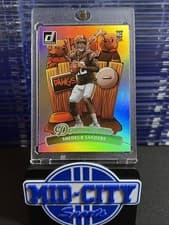 Shedeur Sanders 2025 Panini Donruss Downtown card
