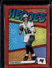 Tom Brady 2022 Panini Prestige Heroes card