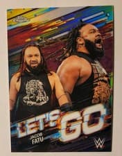 2026 Topps Chrome WWE Let's Go Jacob Fatu #LG-1 card