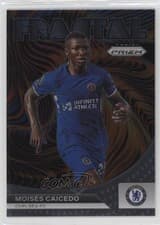 Moises Caicedo 2023 Panini Prizm Premier League Fractal card