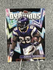 2024 Finest Dynamos Adrian Peterson #DYN-23 card