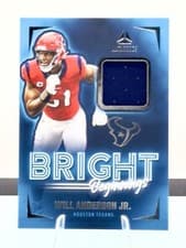 Will Anderson Jr. 2024 Panini Luminance Bright Beginnings Relics card