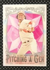 Pedro Martinez 2022 Topps Allen & Ginter Pitching a Gem card