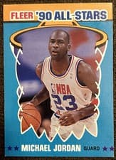 Michael Jordan 1990 Fleer All-Star card