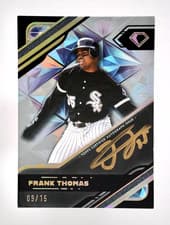 2025 Topps Diamond Icons Black PolychromatINK Autographs Frank Thomas #BPA-FT card