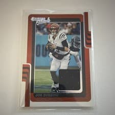 Joe Burrow 2025 Panini Donruss Threads card