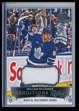 William Nylander 2024-25 Upper Deck The Cup Rendition Relics card