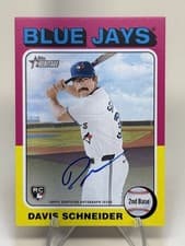 2024 Topps Heritage Real One Autograph Davis Schneider #ROADS card
