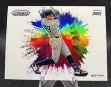 Aaron Judge 2025 Panini Prizm Color Blast card