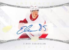 2024-25 Upper Deck Artifacts Autograph Facts Elmer Soderblom #AF-ES card