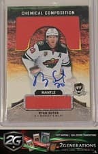 Ryan Suter 2020 Upper Deck The Cup Chemical Composition Mantle Autographs card