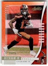 Odell Beckham Jr. 2019 Panini Absolute card