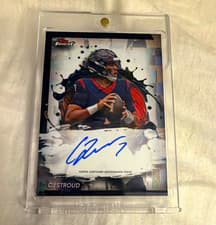 CJ Stroud 2024 Finest Finest Autographs card