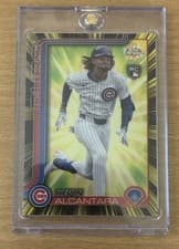 2025 Topps Chrome Radiating Rookies Kevin Alcántara #RR-12 card