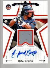 2025 Panini Stars & Stripes Signature Materials Jamal George #SSM-JG card