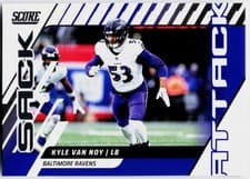 2025 Score Sack Attack Kyle Van Noy #2 card