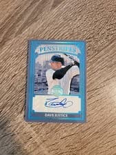 2025 Leaf Bronx Legacy Penstripes Dave Justice #P-DJ1 card