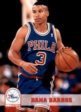 Dana Barros 1993-94 Hoops Base Set card