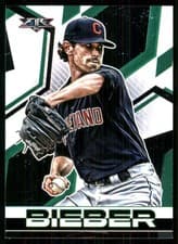 Shane Bieber 2021 Topps Fire card