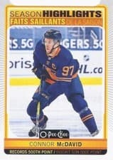 Connor McDavid 2021 O-Pee-Chee card