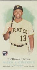 2021 Topps Allen & Ginter Mini Rookie Design Variations Ke'Bryan Hayes #MRD-11