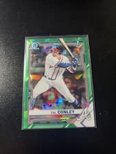 Cal Conley 2021 Bowman Draft Sapphire card