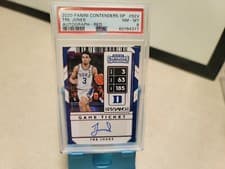 Tre Jones 2020 Panini Contenders Draft Picks card