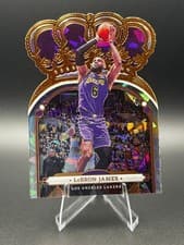 LeBron James 2022 Panini Crown Royale card