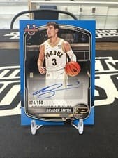 2025-26 Bowman Paper Prospects Retail Autographs Braden Smith #PA-BR card