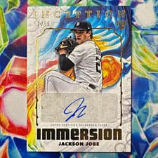 2025 Topps Inception Inception Immersion Autographs Jackson Jobe #IIA-JJ card