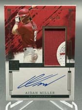 2024 Panini Impeccable Elegance Prospect Jersey Autographs Aidan Miller #EPJ-AM card