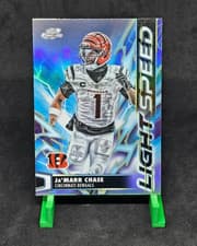 2025 Topps Cosmic Chrome Light Speed Ja'Marr Chase #LS-23 card