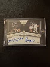 Michael Penix Jr. / Rome Odunze 2024 Panini Luminance Year One Dual Signatures card