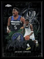 Anthony Edwards 2025 Topps Chrome Instinct card