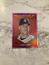 Aaron Judge 2025 Topps Update Most Valuable card