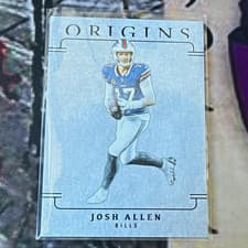 2025 Panini Origins Blank Slate Josh Allen #13 card