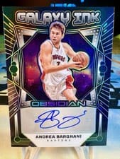 2024-25 Panini Obsidian Galaxy Ink Andrea Bargnani #GI-ABT card