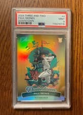 2024 Panini Three and Two Downtown Paul Skenes #4 card