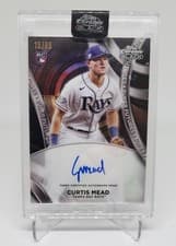 2024 Topps Chrome Black Super Futures Autographs Curtis Mead #SFA-CM card