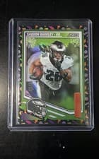 Saquon Barkley 2025 Panini Score card