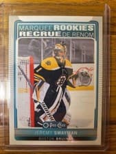 Jeremy Swayman 2021 O-Pee-Chee card