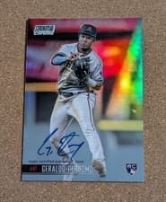 Geraldo Perdomo 2021 Stadium Club Chrome Autographs card