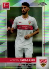Atakan Karazor 2020 Topps Chrome Bundesliga card