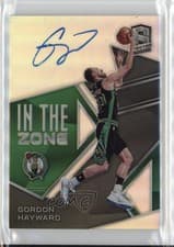 Gordon Hayward 2018 Panini Spectra in the Zone Autographs card