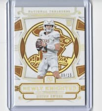 2025 Panini National Treasures Collegiate Newly Knighted Treasures Quinn Ewers #2 card