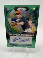 Colt Keith 2024 Panini Prizm Prospect Signatures card