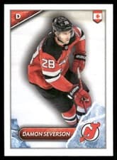 Damon Severson 2021 Topps NHL Sticker card