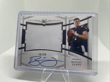 Bailey Zappe 2022 Panini National Treasures card